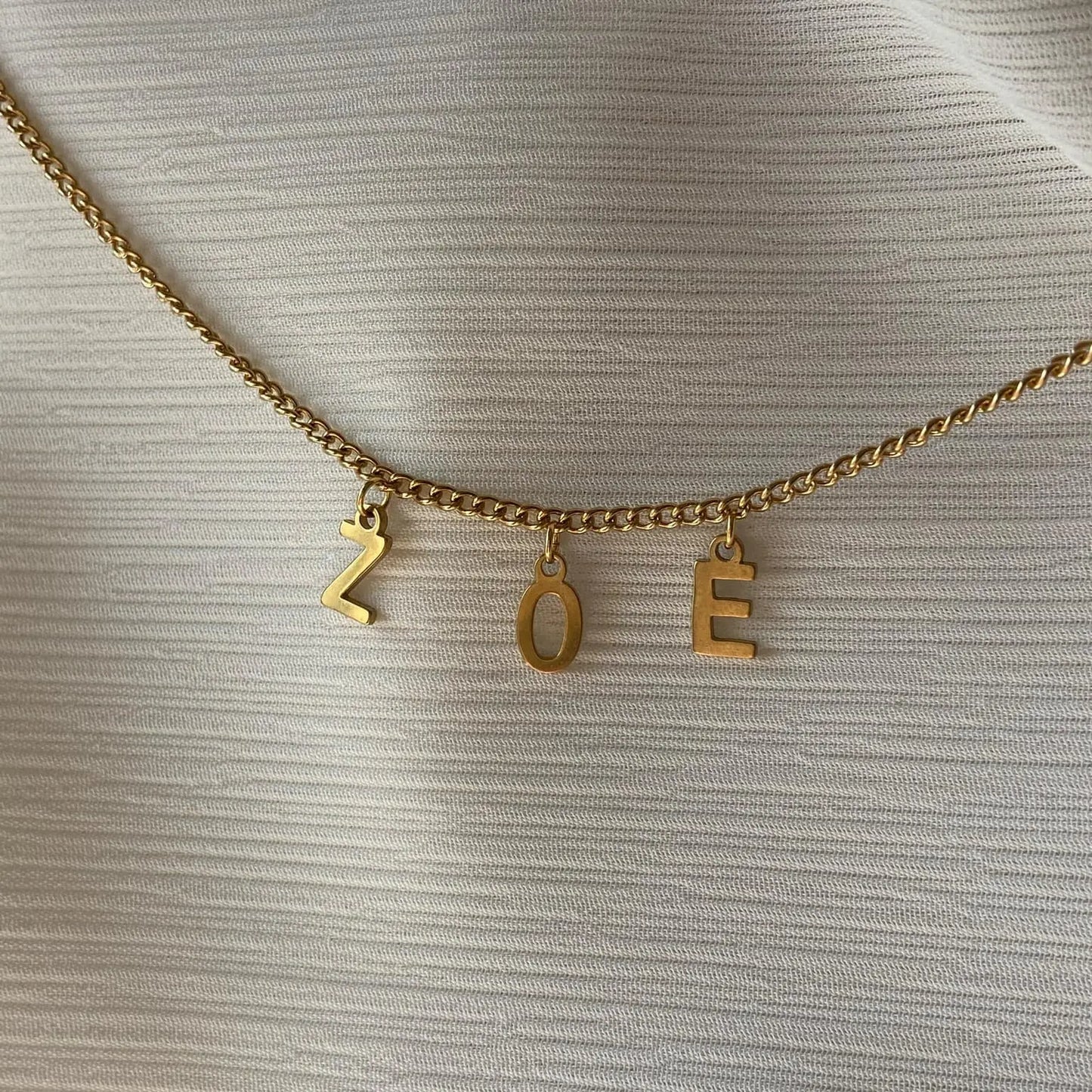 BRACELET DORÉ | LETTRES
