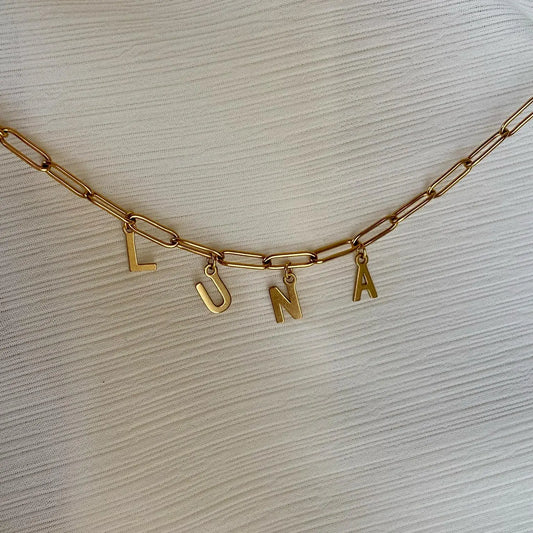 BRACELET DORÉ | LETTRES