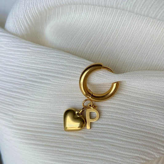 MONOBOUCLE DORÉE | LETTRE & CHARM
